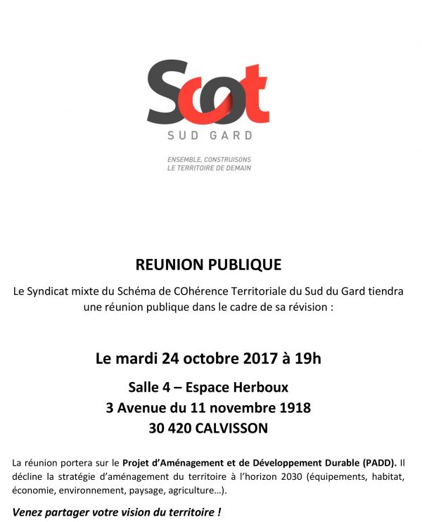 SCOT réunion publique